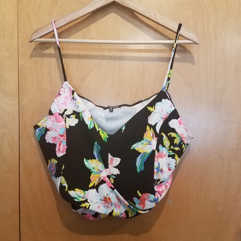 Charlotte Russe Spaghetti Strap Crop Top 3X